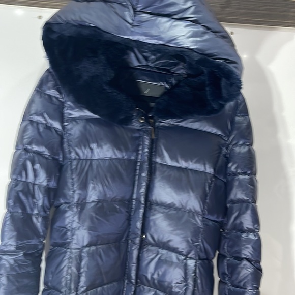 Gently worn Dawn Levy Lexie style with Hoodie Medium Blue - Picture 14 of 15